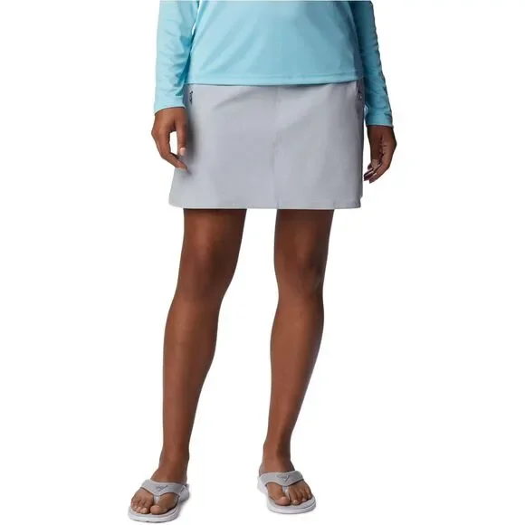 Columbia Skirts Columbia Womens Standard Tidal Skort Cool Grey